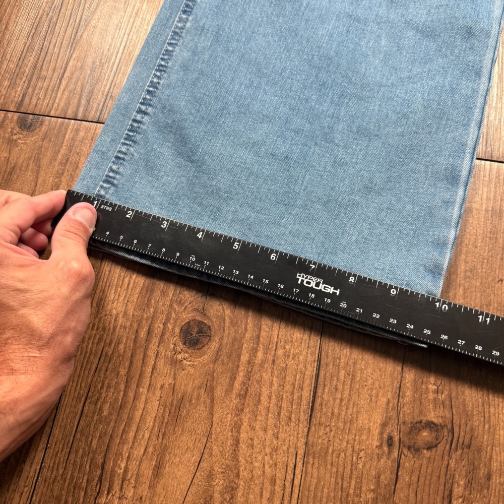 Barbell Apparel Jeans Mens 38x30 Blue Relaxed Athletic Fit 2.0 Light Wash NWT - Picture 8 of 11